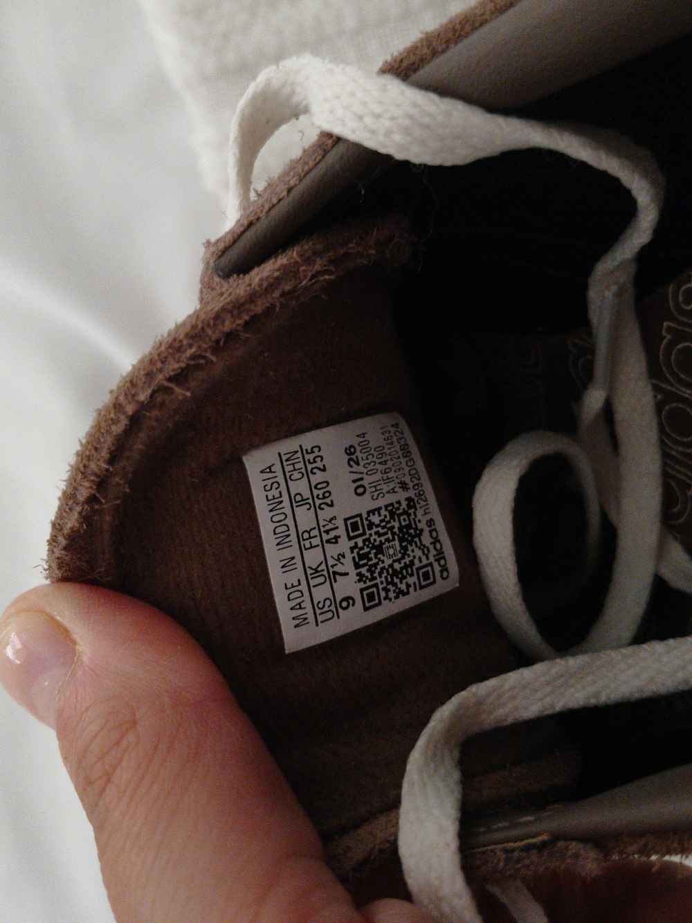 Adidas Spezial Womens Brown Suede Sneakers - Picture 4 of 5